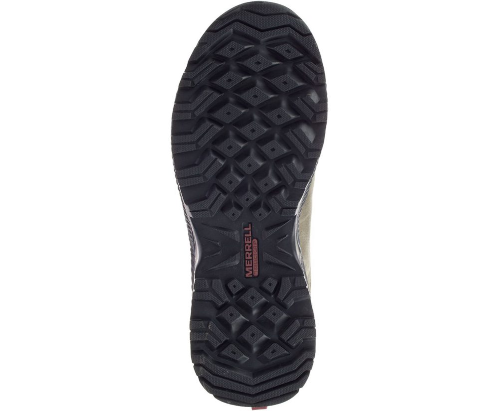 Merrell Hiking Shoes Olive/Black - Forestbound - Mens 73ULKCMWY